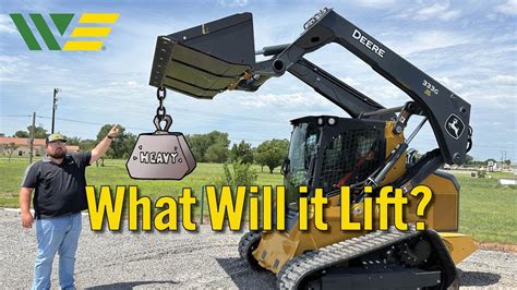 can you increase lift capacity of skid steer|skid steer lifting weights.